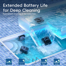 Load image into Gallery viewer, (2026 New) 240-Min Cordless Robotic Pool Cleaner, Wall-Climbing, 2 Brushes&Motors, Enhanced Waterline Care, Smart Wavepath Navigation, Pool Robot for Inground Pools up to 3,230 Sq.ft