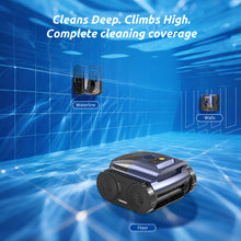 Load image into Gallery viewer, Cordless Pool Vacuum for Inground Pools, SAT25 Robotic Pool Cleaner for Above Pools with Floor/Wall Climbing/Waterline Cleaning, &nbsp;180 Min Runtime, Pools up to 2100 Sq.Ft
