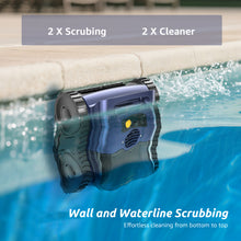 Load image into Gallery viewer, Cordless Pool Vacuum for Inground Pools, SAT25 Robotic Pool Cleaner for Above Pools with Floor/Wall Climbing/Waterline Cleaning, &nbsp;180 Min Runtime, Pools up to 2100 Sq.Ft
