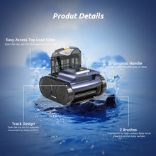 Load image into Gallery viewer, Cordless Pool Vacuum for Inground Pools, SAT25 Robotic Pool Cleaner for Above Pools with Floor/Wall Climbing/Waterline Cleaning, &nbsp;180 Min Runtime, Pools up to 2100 Sq.Ft
